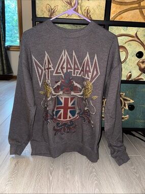 Graphic Crewneck Sweatshirt - Gray